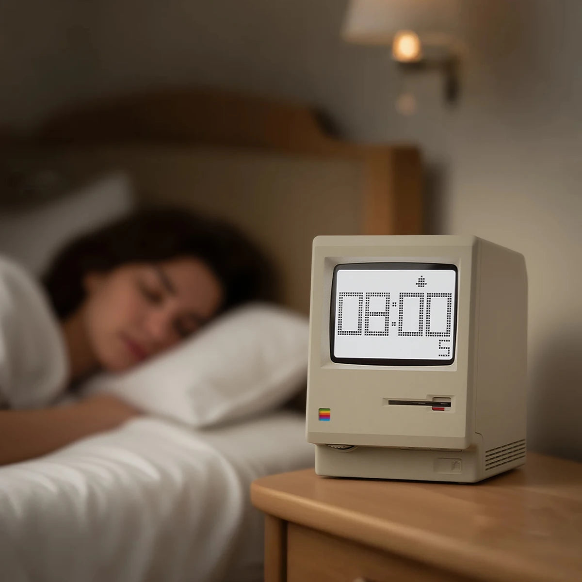 Maclock Retro Clock Creativity Alarm Clock