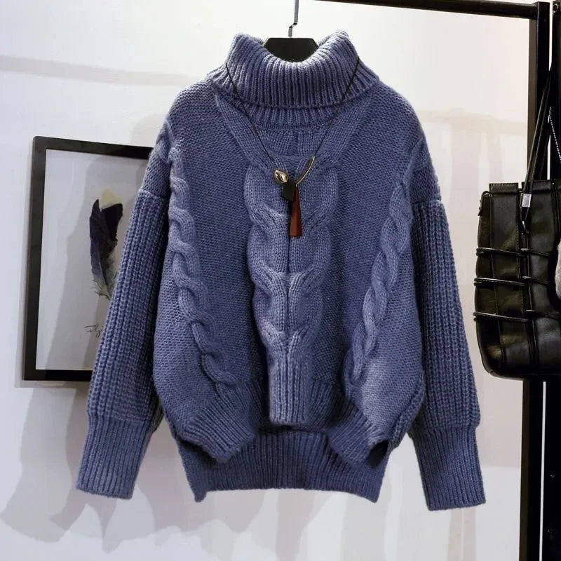 Thicken Turtleneck Sweater Women's 2025 New Winter