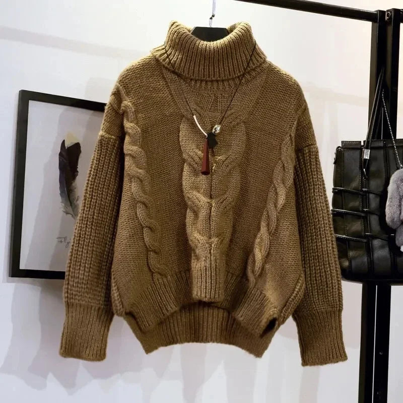 Thicken Turtleneck Sweater Women's 2025 New Winter